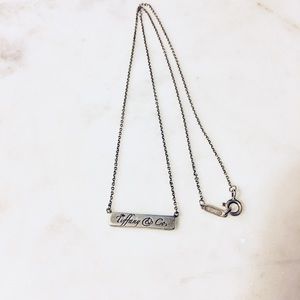 Tiffany and Co Notes Bar necklace sterling silver